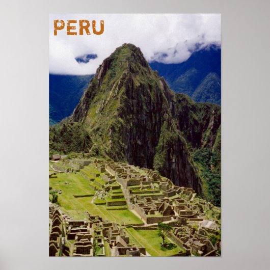 Machu Picchu, Peru Poster (Vorne)