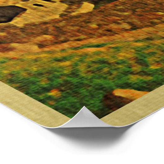 Machu Picchu Peru Poster (Ecke)