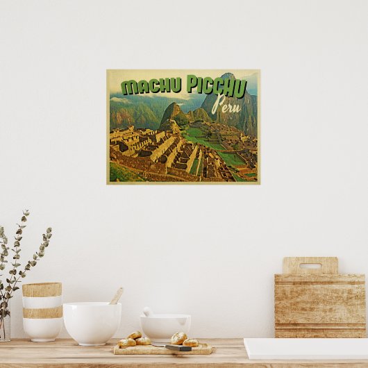 Machu Picchu Peru Poster (Küche)