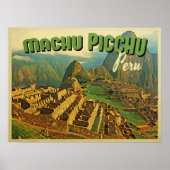 Machu Picchu Peru Poster (Vorne)