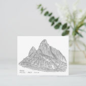 Machu Picchu, Peru Postkarte (Stehend Vorderseite)