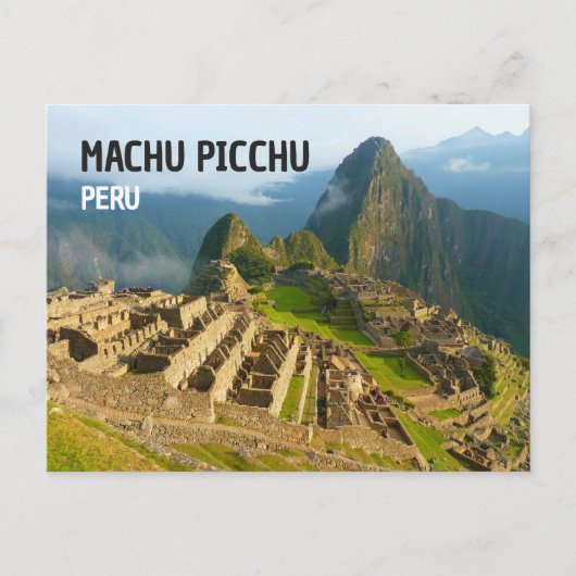 Machu PIcchu, Peru Postkarte (Vorderseite)