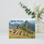 Machu PIcchu, Peru Postkarte (Stehend Vorderseite)
