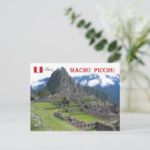 Machu Picchu, Peru Postkarte (Stehend Vorderseite)