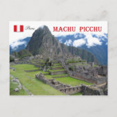 Machu Picchu, Peru Postkarte (Vorderseite)
