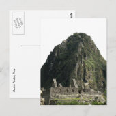 Machu Picchu, Peru Postkarte (Vorne/Hinten)