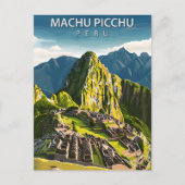 Machu Picchu Peru Postkarte (Vorderseite)