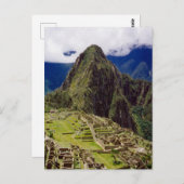 Machu Picchu, Peru Postkarte (Vorne/Hinten)