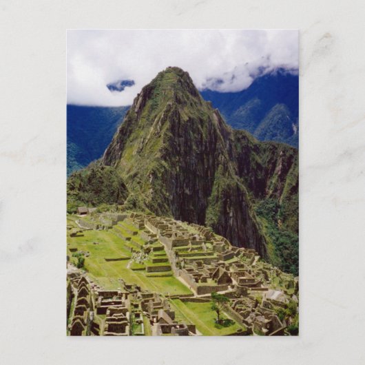 Machu Picchu, Peru Postkarte (Vorderseite)