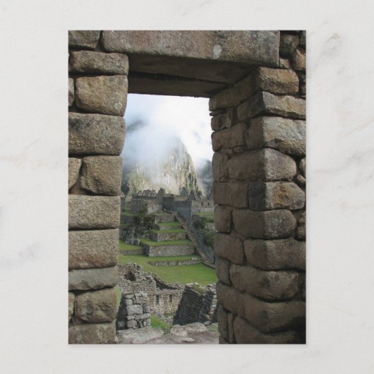 Machu Picchu, Peru Postkarte (Vorderseite)