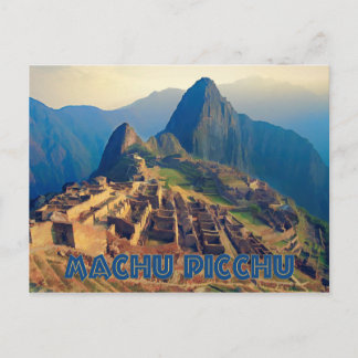 Machu Picchu Peru Postkarte