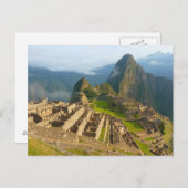 Machu Picchu, Peru Postkarte (Vorne/Hinten)
