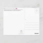 Machu Picchu, Peru Postkarte (Rückseite)