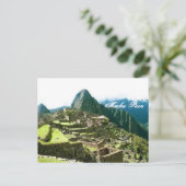 Machu Picchu Peru Postkarte (Stehend Vorderseite)