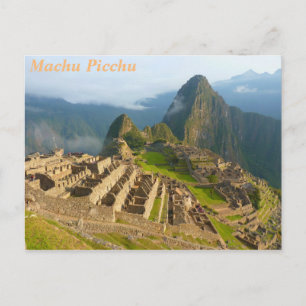 Machu Picchu, Peru Postkarte