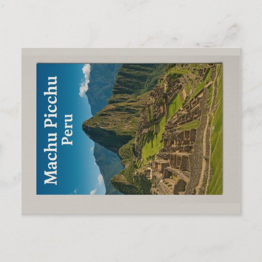 Machu Picchu – Peru Postkarte (Vorderseite)