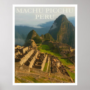 Machu Picchu Peru Reise Poster