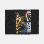 Machu Picchu Peru Reise Wandern Souvenir Geschenk Fleecedecke (Vorderseite (Horizontal))