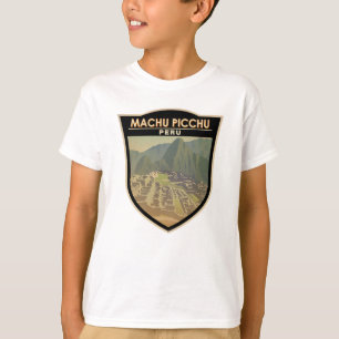 Machu Picchu Peru Reisekunst Vintag T-Shirt