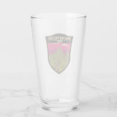 Machu Picchu Peru Reisen Art Retro Glas (Rückseite)