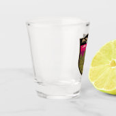 Machu Picchu Peru Reisen Art Retro Schnapsglas (Links)