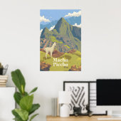 Machu Picchu Peru Reiseplakat Poster (Heimbüro)
