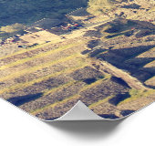 Machu Picchu Peru Reiseposter Poster (Ecke)