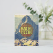 Machu Picchu Peru Reisepostkarte Postkarte (Stehend Vorderseite)