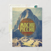 Machu Picchu Peru Reisepostkarte Postkarte (Vorne/Hinten)