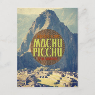 Machu Picchu Peru Reisepostkarte Postkarte
