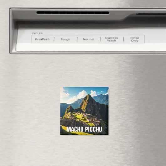 Machu Picchu Peru ReiseSouvenir Magnet (In Situ (Geschirrspüler))