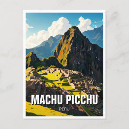 Machu Picchu Peru ReiseSouvenir Postkarte