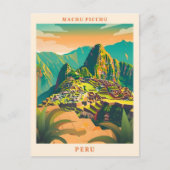 Machu Picchu Peru Ristorante La Lanchetta Postkarte (Vorderseite)