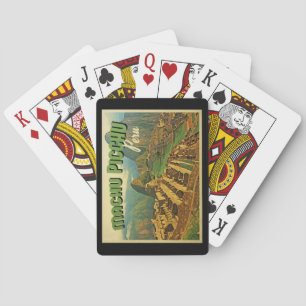 Machu Picchu Peru Spielkarten