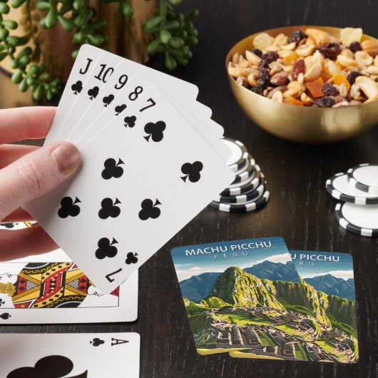 Machu Picchu Peru Spielkarten (In Situ)