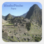 Machu Picchu Peru Sticker (Vorderseite)