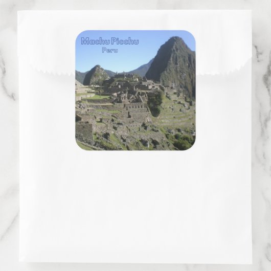 Machu Picchu Peru Sticker (Tasche)