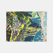 Machu Picchu Peru Südamerika Kunst, Dichtung und M Fleecedecke (Vorderseite (Horizontal))