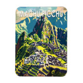 Machu Picchu Peru Südamerika Kunst, Dichtung und M Magnet (Vertikal)
