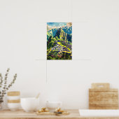 Machu Picchu Peru Südamerika Kunst, Dichtung und M Poster (Küche)