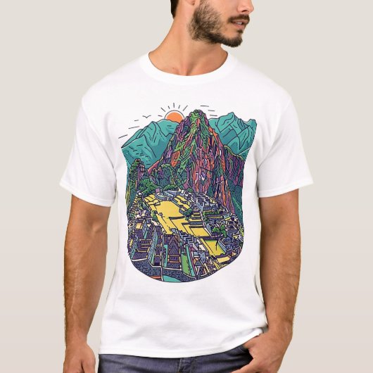 Machu Picchu, Peru T-Shirt (Vorderseite)