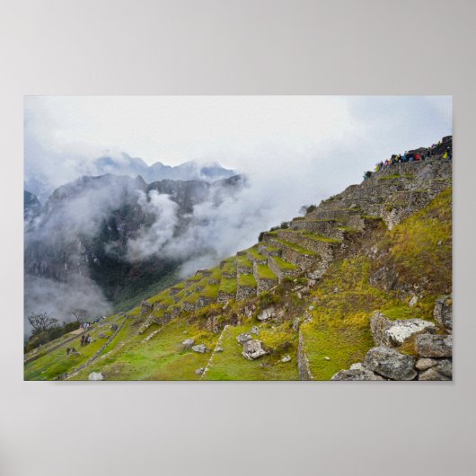 Machu Picchu, Peru, Terrassen Poster (Vorne)