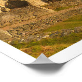 Machu Picchu Peru Travel Poster (Ecke)