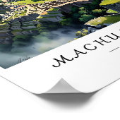 Machu Picchu Peru Wall Art, Inca City Poster (Ecke)