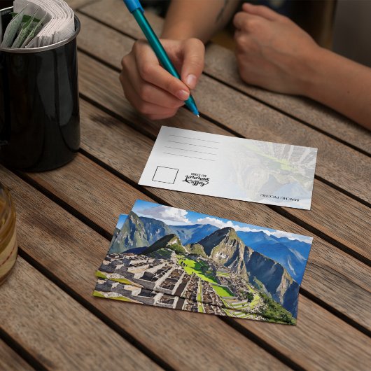 Machu Picchu Peru Watercolor Einladung