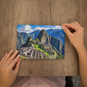 Machu Picchu Peru Watercolor Einladung