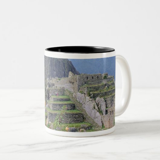 Machu Picchu, Peru Zweifarbige Tasse (VorderseiteRechts)