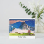 Machu Picchu, peruanische Postkarte (Stehend Vorderseite)