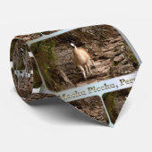 Machu Picchu - peruanischer Lama Krawatte (Gerollt)