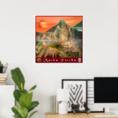 Machu Picchu-Plakat Poster (Heimbüro)